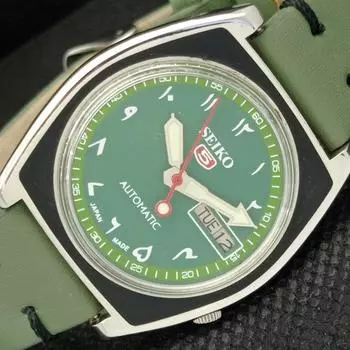 Б/У винтажные часы SEIKO 5 AUTOMATIC 7009A JAPAN MENS D/D ARABIC WATCH 594a-a311785-2 SKU594a-a311785
