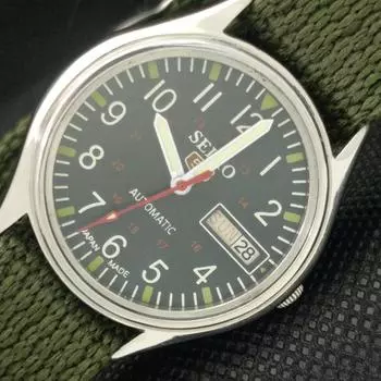 Б/У винтажные часы SEIKO 5 AUTOMATIC 6309A JAPAN MENS D/D BLUE WATCH 621c-a415303-2 SKU621c-a415303