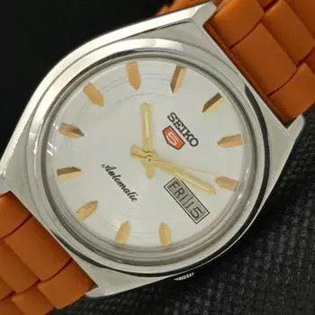 Б/У винтажные часы SEIKO 5 AUTOMATIC 7009A JAPAN MENS D/D SILVER 603-a313765-2 SKU603-a313765