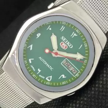 Б/У винтажные часы SEIKO 5 AUTOMATIC 7009A JAPAN MENS D/D ARABIC WATCH 594a-a311788-9 SKU594a-a311788