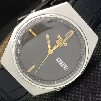 Б/У винтажные часы SEIKO 5 AUTOMATIC 6309A из Японии мужские оригинальные часы с циферблатом a413425-2 SKU621a-a413425
