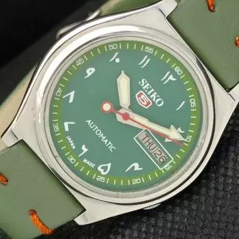 Б/У винтажные часы SEIKO 5 AUTOMATIC 7009A JAPAN MENS D/D ARABIC WATCH 594a-a311756-9 SKU594a-a311756