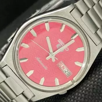 Б/У винтажные часы SEIKO 5 AUTOMATIC 7S26A JAPAN MENS D/D RED 621e-a415938-2 SKU621e-a415938