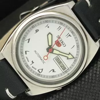 Б/У винтажные часы SEIKO 5 AUTOMATIC 7009A JAPAN MENS D/D ARABIC WATCH 594a-a311799-2 SKU594a-a311799