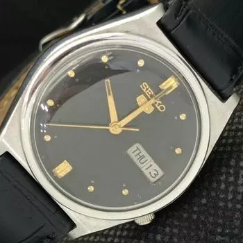 Б/У винтажные часы SEIKO 5 AUTOMATIC 7019A из Японии мужские оригинальные часы с циферблатом a413429-2 SKU621a-a413429