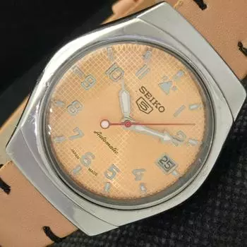 Б/У винтажные мужские часы SEIKO 5 AUTOMATIC 7005A JAPAN с датой 608i-a316801-2 SKU608i-a316801