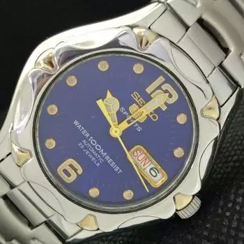 Б/У винтажные мужские часы SEIKO 5 AUTO 7S36A из Японии с оригинальным циферблатом 621a-a413471-2 SKU621a-a413471