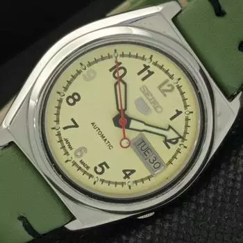 Б/У винтажные мужские часы SEIKO 5 AUTOMATIC 7009A JAPAN с датой и днем 594a-a311644-9 SKU594a-a311644
