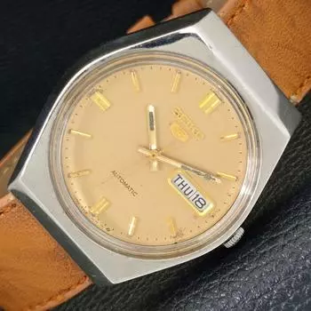 Б/У винтажные мужские часы SEIKO 5 AUTOMATIC 6319A из Японии с оригинальным циферблатом a433546-2 R117-a433546