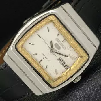 Б/У винтажные мужские часы SEIKO 5 AUTOMATIC 6309A из Японии с оригинальным циферблатом a433666-2 R118-a433666