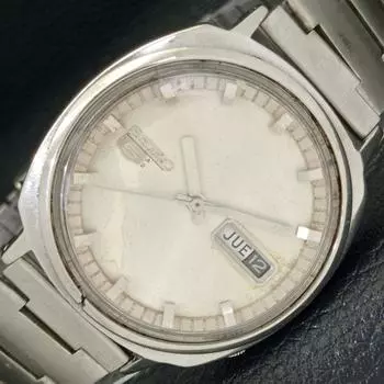 Б/У винтажные мужские часы SEIKO 5 AUTOMATIC 6119C из Японии с оригинальным циферблатом a433936-2 R119-a433936