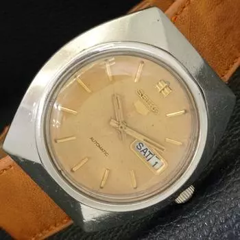 Б/У винтажные мужские часы SEIKO 5 AUTOMATIC 6119B из Японии с оригинальным циферблатом a433858-2 R119-a433858