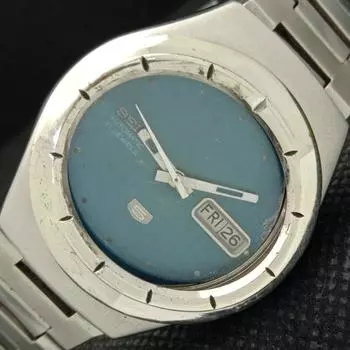 Б/У винтажные мужские часы SEIKO 5 AUTO 7019A из Японии с оригинальным циферблатом 621a-a413444-2 SKU621a-a413444