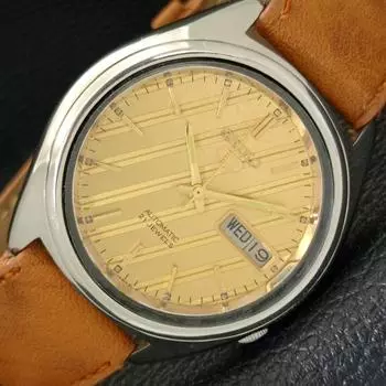 Б/У винтажные мужские часы SEIKO 5 AUTOMATIC 7009A из Японии с оригинальным циферблатом a433657-2 R118-a433657