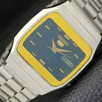 Б/У винтажные мужские часы SEIKO 5 AUTOMATIC 7009A из Японии с оригинальным циферблатом a433716-2 R118-a433716
