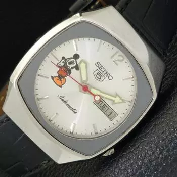Б/У винтажные мужские часы SEIKO 5 AUTOMATIC 7009A из Японии с серебряным циферблатом a433714-2 R118-a433714