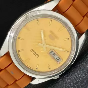 Б/У винтажные мужские часы SEIKO 5 AUTOMATIC 7019A из Японии с оригинальным циферблатом a433667-2 R118-a433667