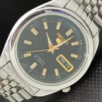 Б/У винтажные мужские часы SEIKO 5 AUTO 7S26B из Японии с оригинальным циферблатом 621b-a413590-2 SKU621b-a413590