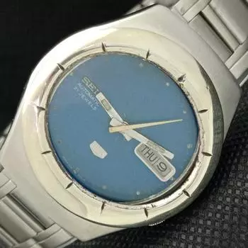 Б/У винтажные мужские часы SEIKO 5 AUTOMATIC 7019A из Японии с оригинальным циферблатом a415771-2 SKU621d-a415771