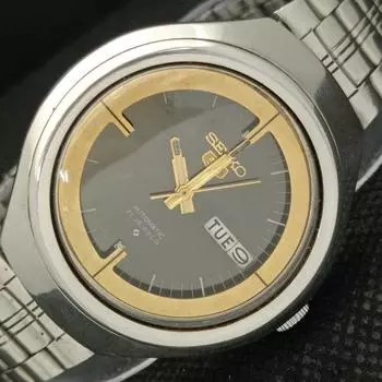 Б/У винтажные мужские часы SEIKO 5 AUTO 6319A из Японии с оригинальным циферблатом 621b-a413564-2 SKU621b-a413564