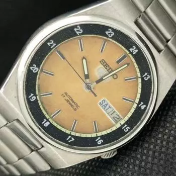 Б/У винтажные мужские часы SEIKO 5 AUTOMATIC 7009A из Японии с оригинальным циферблатом a415790-2 SKU621d-a415790