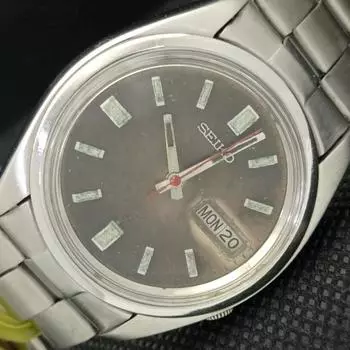 Б/У винтажные мужские часы SEIKO 5 AUTOMATIC 7009A из Японии с оригинальным циферблатом a415777-2 SKU621d-a415777
