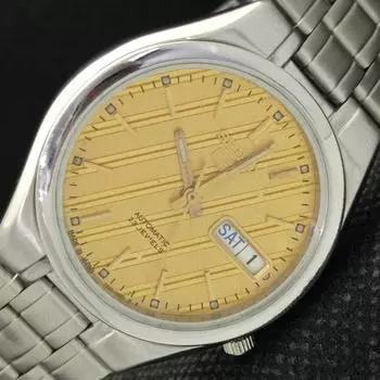 Б/У винтажные мужские часы SEIKO 5 AUTO 7S36A из Японии с оригинальным циферблатом 621a-a413443-2 SKU621a-a413443
