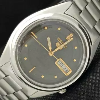 Б/У винтажные мужские часы SEIKO 5 AUTO 7009A из Японии с оригинальным циферблатом 621a-a413461-2 SKU621a-a413461