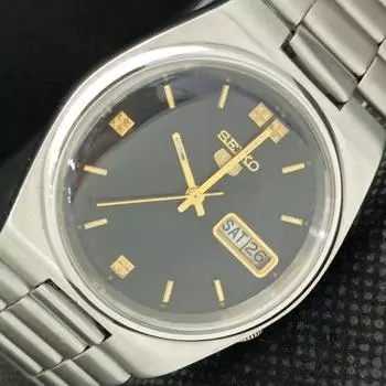 Б/У винтажные мужские часы SEIKO 5 AUTO 7009A из Японии с оригинальным циферблатом 621b-a413560-2 SKU621b-a413560