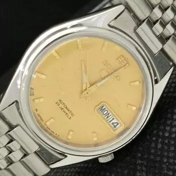Б/У винтажные мужские часы SEIKO 5 AUTO 7S36A из Японии с оригинальным циферблатом 621b-a413516-2 SKU621b-a413516