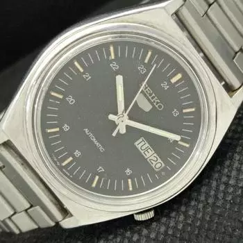 Б/У винтажные мужские часы SEIKO 5 AUTO 7009A из Японии с оригинальным циферблатом 595a-a312407-2 SKU595a-a312407