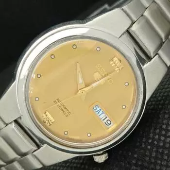 Б/У винтажные мужские часы SEIKO 5 AUTO 7S26B из Японии с оригинальным циферблатом 621a-a413468-2 SKU621a-a413468