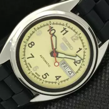 Б/У винтажные мужские часы SEIKO 5 AUTOMATIC 7S26A JAPAN DAY/DATE 594a-a311651-2 SKU594a-a311651