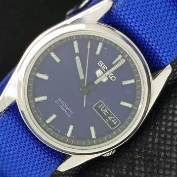 Б/У винтажные мужские часы SEIKO 5 AUTOMATIC 7019A из Японии с оригинальным циферблатом a413532-2 SKU621b-a413532