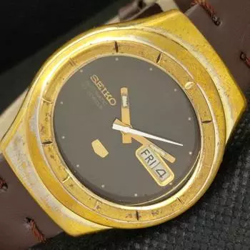 Б/У винтажные мужские часы SEIKO 5 AUTO 7019A из Японии с оригинальным циферблатом D/D 592-a311132-9 SKU592-a311132