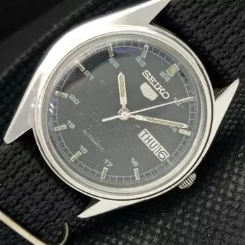 Б/У винтажные мужские часы SEIKO 5 AUTO 6309A из Японии с оригинальным циферблатом 608g-a316390-9 SKU608g-a316390