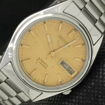 Б/У винтажные мужские часы SEIKO 5 AUTO 7009A из Японии с оригинальным циферблатом 621a-a413442-2 SKU621a-a413442