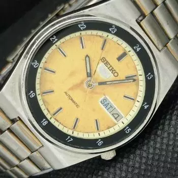 Б/У винтажные мужские часы SEIKO 5 AUTO 7009A из Японии с оригинальным циферблатом 597-a312939-9 SKU597-a312939