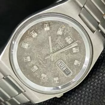 Б/У винтажные мужские часы SEIKO 5 AUTO JAPAN с оригинальным циферблатом с указателем дня и даты 621d-a415801-2 SKU621d-a415801