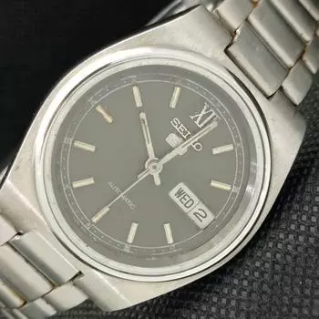 Б/У винтажные мужские часы SEIKO 5 AUTOMATIC 7009A из Японии с оригинальным циферблатом a415769-2 SKU621d-a415769