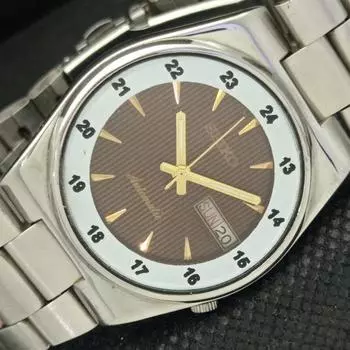Б/У винтажные мужские часы SEIKO 5 AUTO 7009A из Японии D/D коричневого цвета 593a-a311344-9 SKU593a-a311344