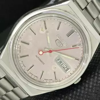 Б/У винтажные мужские часы SEIKO 5 AUTO 6349A из Японии с оригинальным циферблатом 608e-a315990-2 SKU608e-a315990