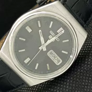 Б/У винтажные мужские часы SEIKO 5 AUTO JAPAN с оригинальным циферблатом с указателем дня и даты 621d-a415726-2 SKU621d-a415726