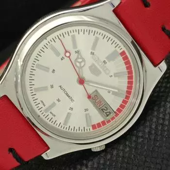 Б/У винтажные мужские часы SEIKO 5 AUTO 7009A из Японии с серебряным механизмом и функцией «день/дата» 594a-a311617-2 SKU594a-a311617