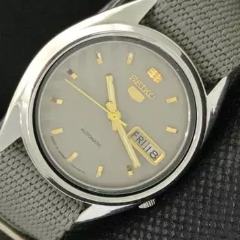 Б/У винтажные мужские часы SEIKO 5 AUTO 7009A из Японии с оригинальным циферблатом 595c-a319246-9 SKU595c-a319246