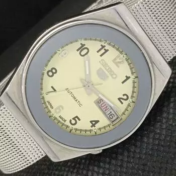 Б/У винтажные мужские часы SEIKO 5 AUTOMATIC 6309A JAPAN с функцией дня и даты 608b-a315226-2 SKU608b-a315226