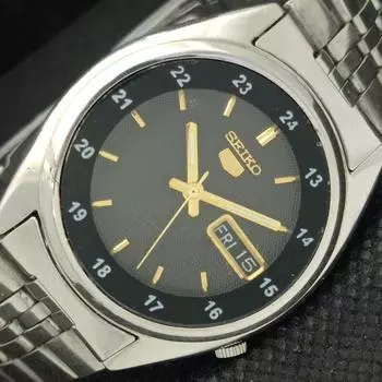 Б/У винтажные мужские часы SEIKO 5 AUTO 7009A из Японии с оригинальным циферблатом 593a-a311343-2 SKU593a-a311343