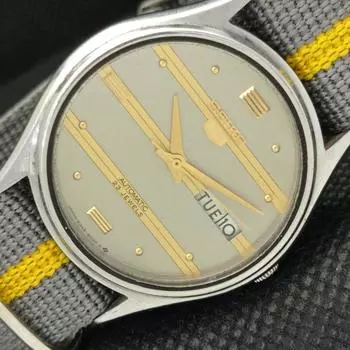 Б/У винтажные мужские часы SEIKO 5 AUTOMATIC 6349A из Японии с оригинальным циферблатом a315993-9 SKU608e-a315993