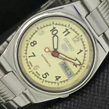 Б/У винтажные мужские часы SEIKO 5 AUTOMATIC 7009A JAPAN DAY/DATE 594a-a311748-9 SKU594a-a311748