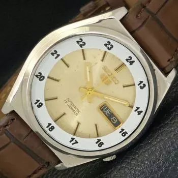 Б/У винтажные мужские часы SEIKO 5 AUTOMATIC 7009A из Японии с оригинальным циферблатом a435041-2 R122-a435041